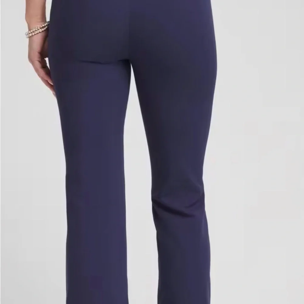 Chico's Deep Navy Flare Pants - Stretch Boot Cut TWO PAIR